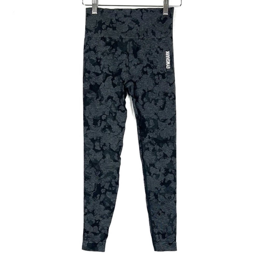 Gymshark High Rise Adapt Seamless Scrunch Butt Camo Leggings Size S Small EUC
